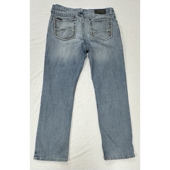 Ariat M2 Relaxed Boot Cut Jeans Mens 34x32 Blue Shasta Stirling Western SEE PICS - Picture 6 of 10